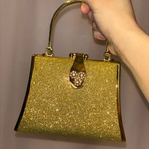 Glittery Hard Mini Purse